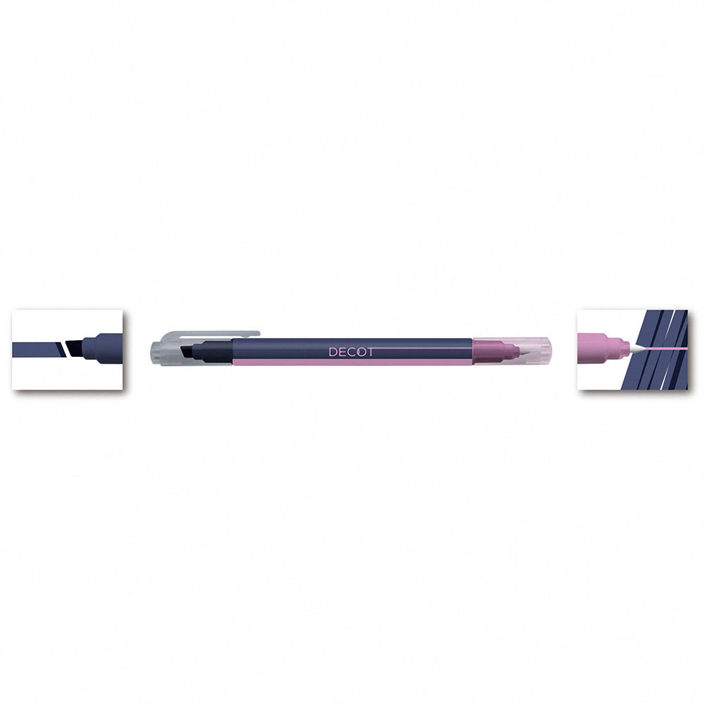 Sun-star DECOT double-ended marker color-changing pen highlighter pen Japanese stationery office study student notes
