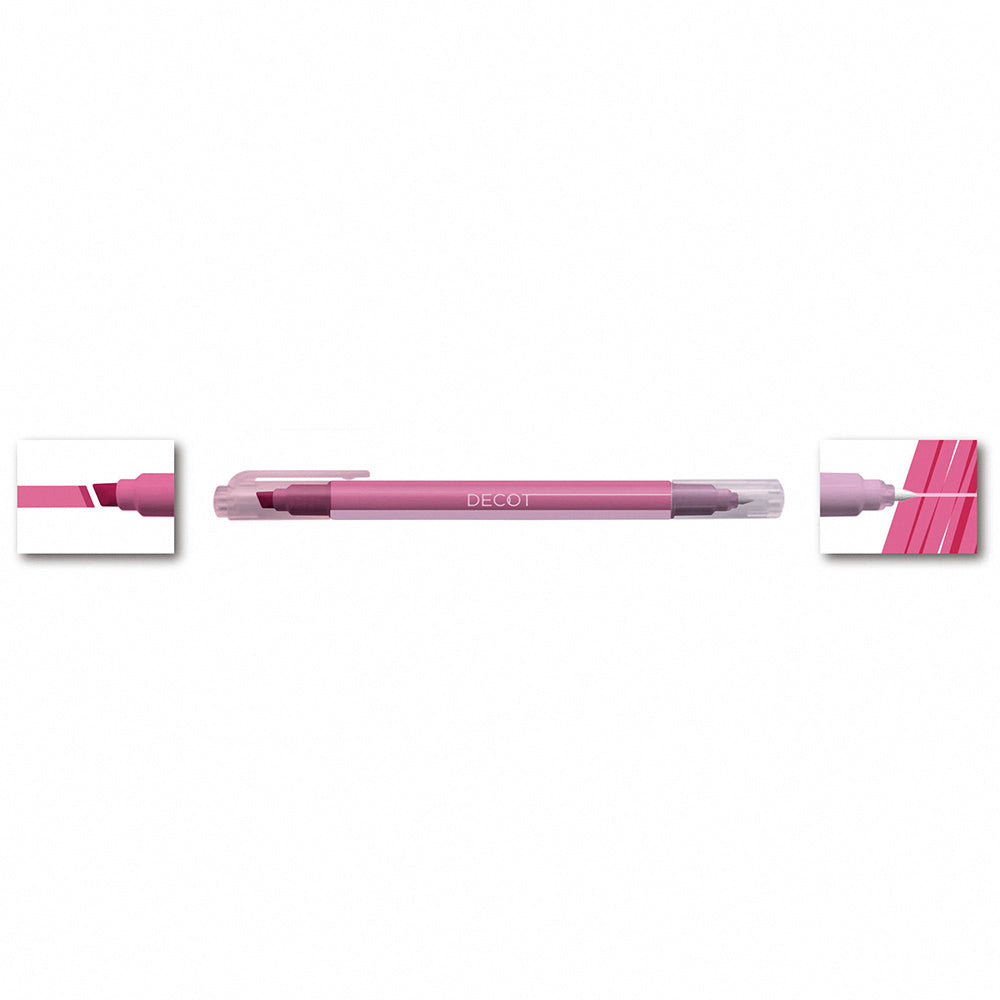 Sun-star DECOT double-ended marker color-changing pen highlighter pen Japanese stationery office study student notes