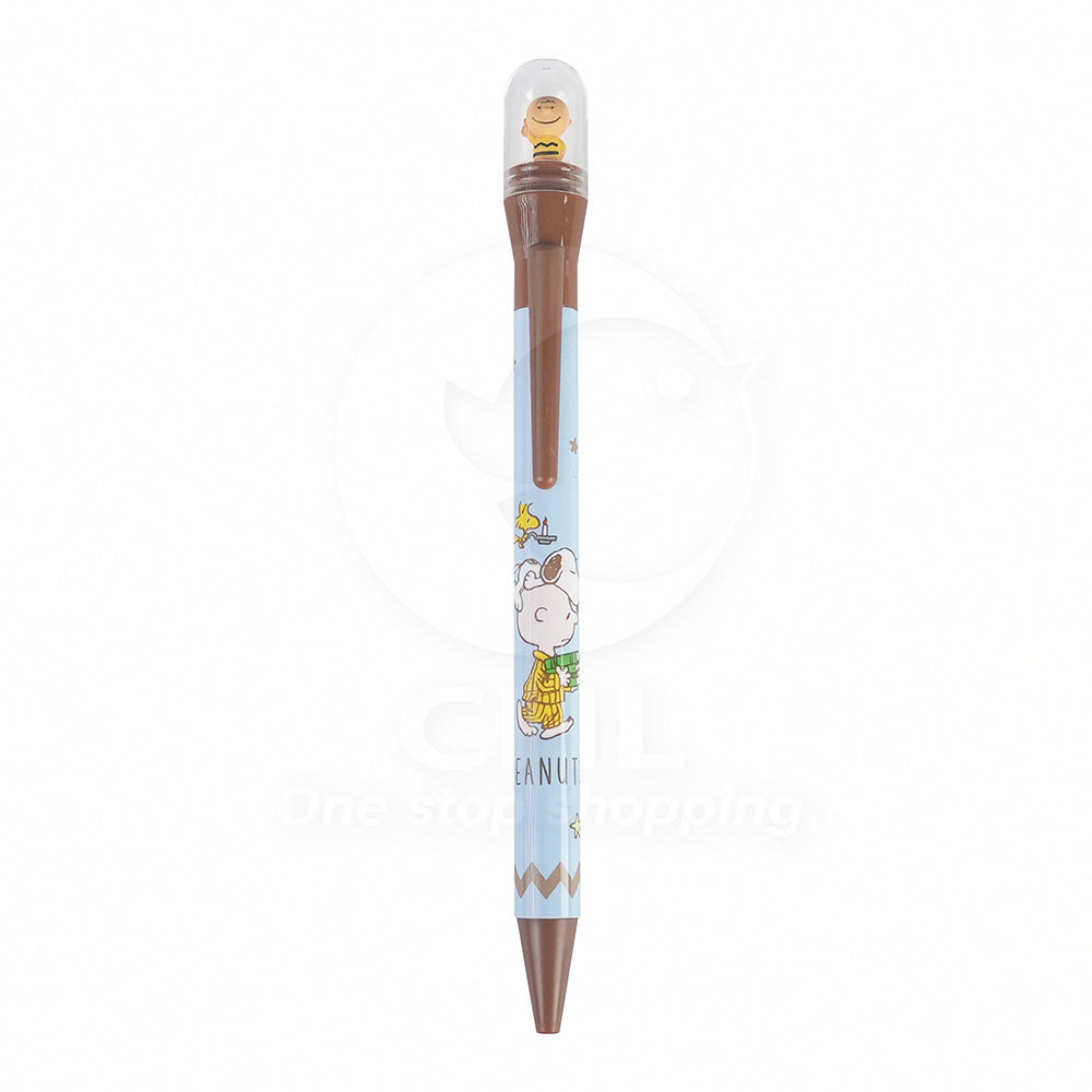 Sun-Star Snoopy obrotowy pióro boiska 0,7 mm czarny atrament S46492
