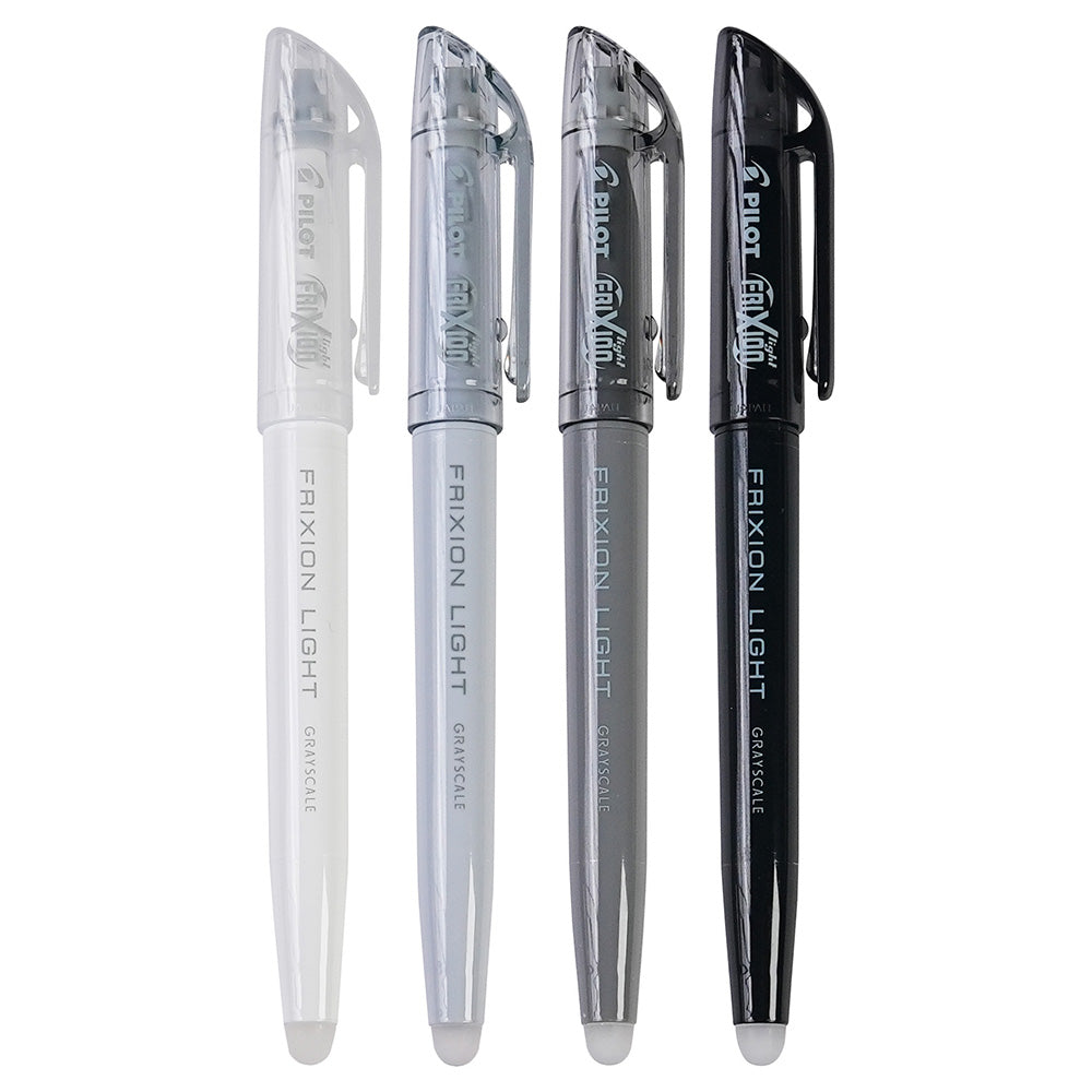 Grayscale Series: Elegant Erasable Pens & Highlighters Collection
