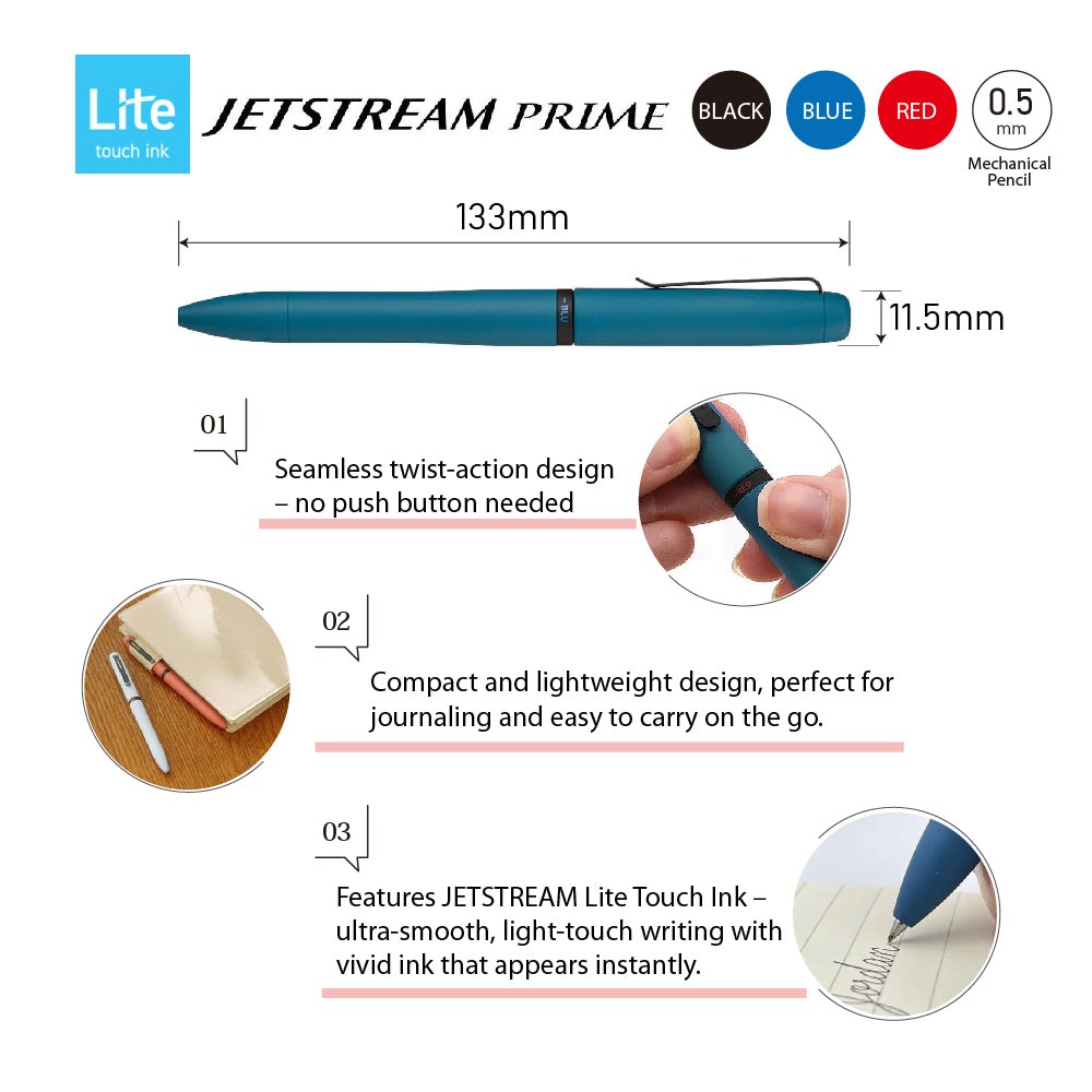 Jetstream Prime 3-Color Rotating Pen