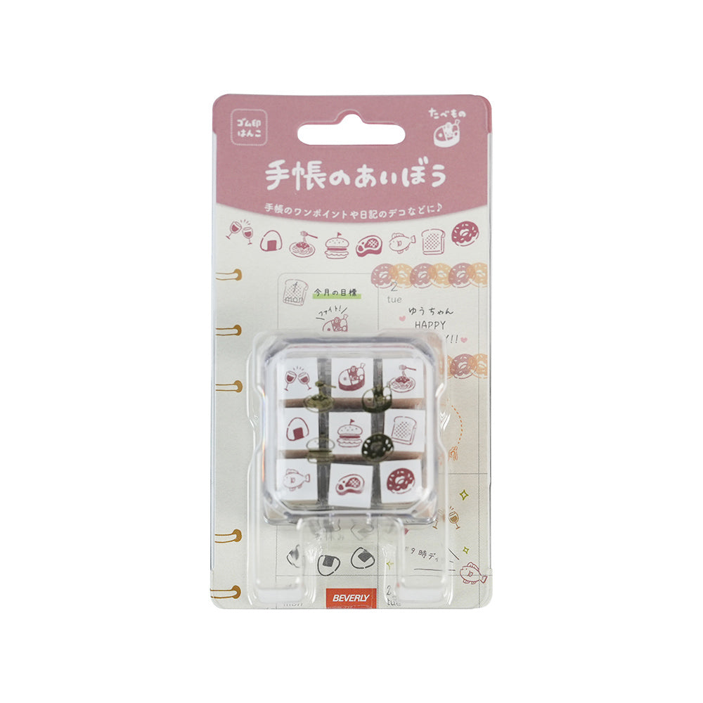 Beverly Japanese handbook notebook mimi seal wooden seal handbook good friend seal stationery creative DIY - CHL-STORE 