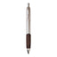 UNI Mitsubishi natural century oak hand grip 0.5mm UMN-515 press gel pen light brown dark brown office meeting writing stationery Japanese texture