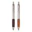 UNI Mitsubishi natural century oak hand grip 0.5mm UMN-515 press gel pen light brown dark brown office meeting writing stationery Japanese texture