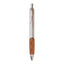 UNI Mitsubishi natural century oak hand grip 0.5mm UMN-515 press gel pen light brown dark brown office meeting writing stationery Japanese texture