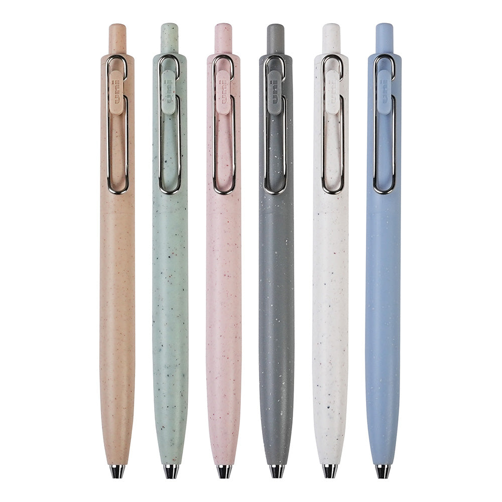 uni-ball one F limited new color earth texture thick core black ink 0.38mm0.5mm automatic ballpoint pen UMNSFT