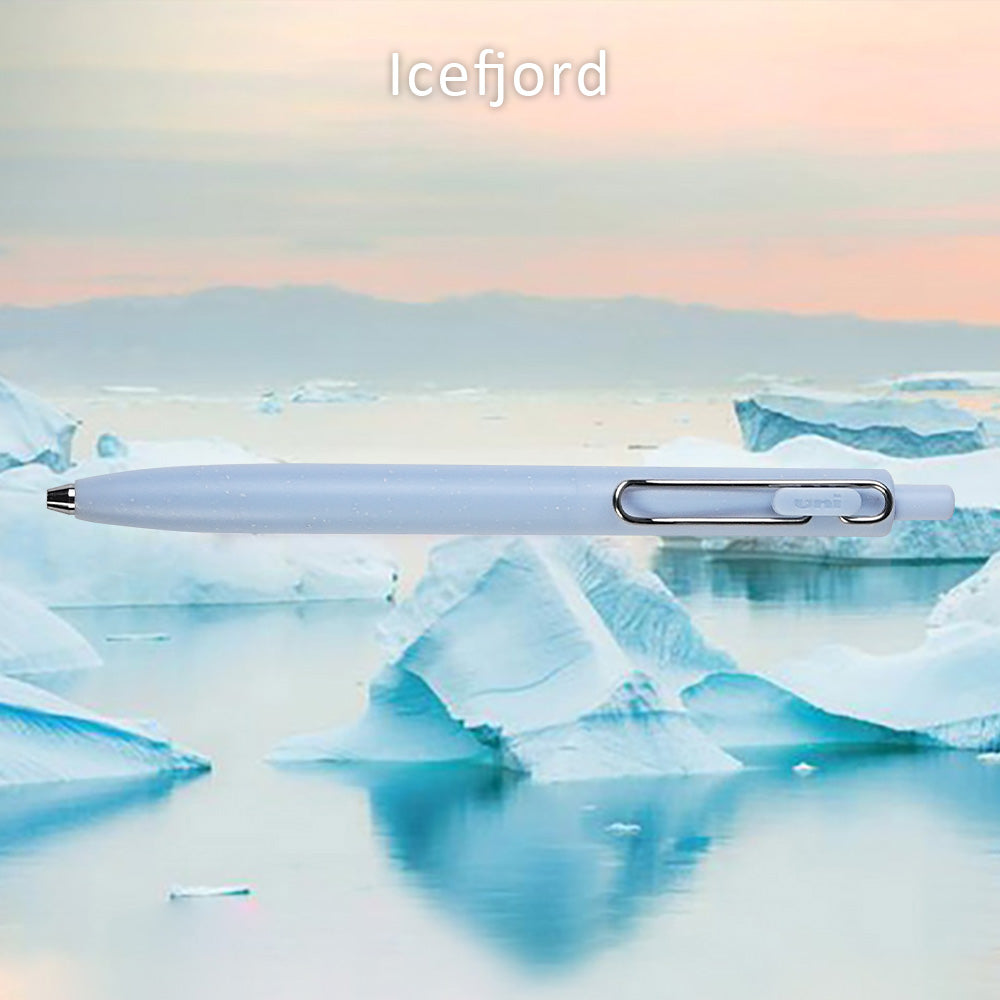 uni-ball one F limited new color earth texture thick core black ink 0.38mm0.5mm automatic ballpoint pen UMNSFT