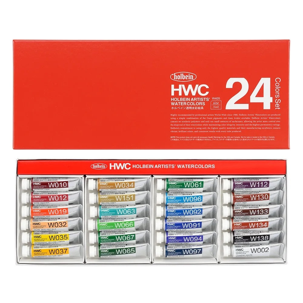 Holbein Transparent Watercolor Paint Lightfast Not Easy to Fade High Transparency Professional Grade Artist Fine Art