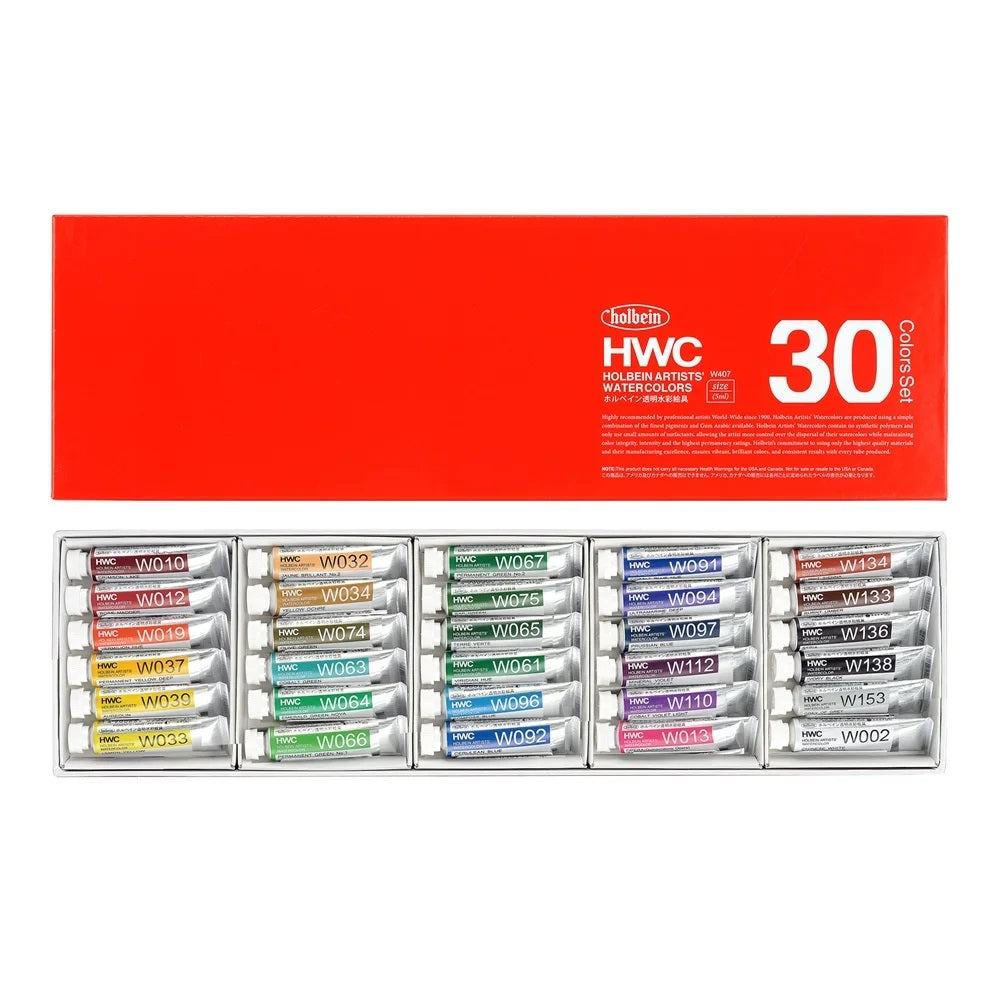 Holbein Transparent Watercolor Paint Lightfast Not Easy to Fade High Transparency Professional Grade Artist Fine Art