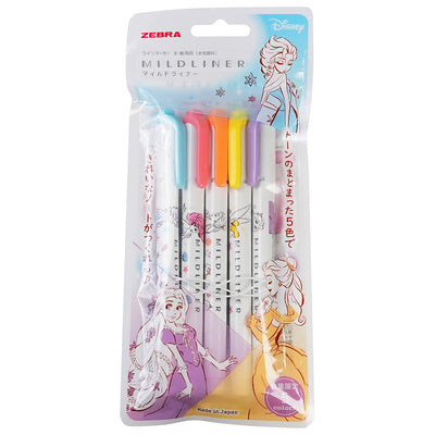 Zebra MILDINER Disney Joyful Hues: Dual-Tip Soft Line Marker Set