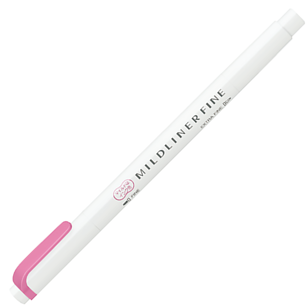ZEBRA MILDLINER Dual Fine Tip Highlighter (WYT9) Fine Tip + Extra-Fine Tip Soft Color Marking
