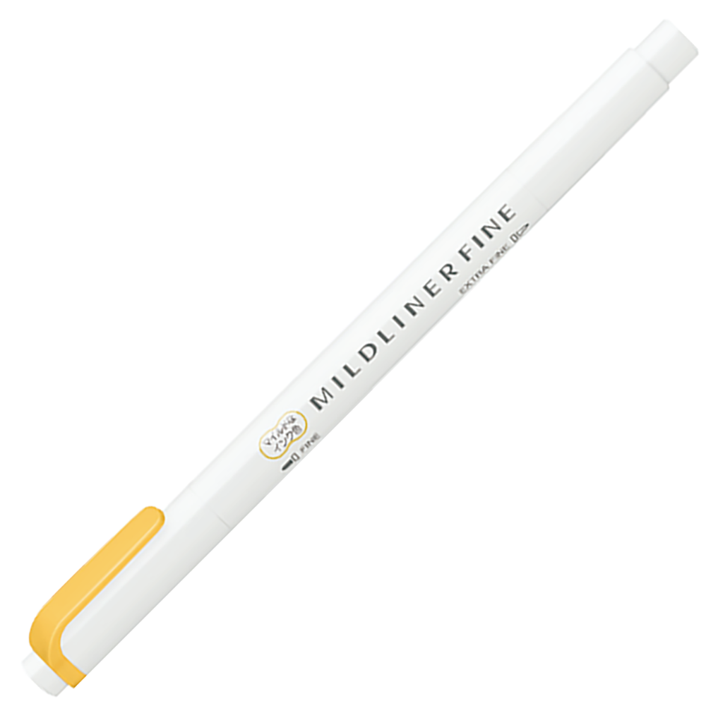 ZEBRA MILDLINER Dual Fine Tip Highlighter (WYT9) Fine Tip + Extra-Fine Tip Soft Color Marking