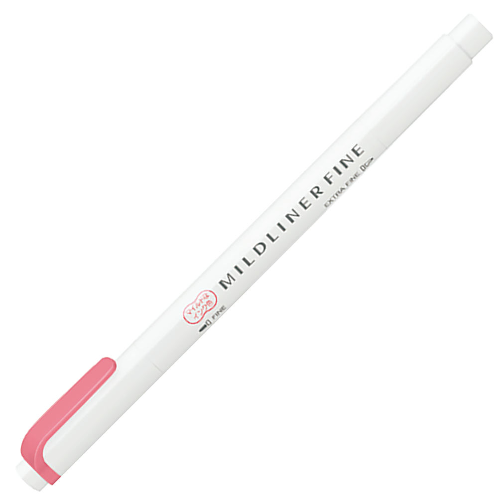ZEBRA MILDLINER Dual Fine Tip Highlighter (WYT9) Fine Tip + Extra-Fine Tip Soft Color Marking