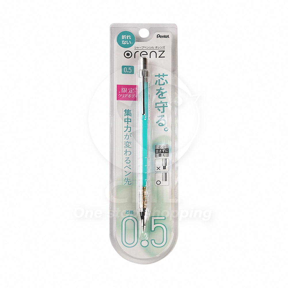 PENTEL Orenz clear body 0.5mm mechanical pencil XPP505 - CHL-STORE 