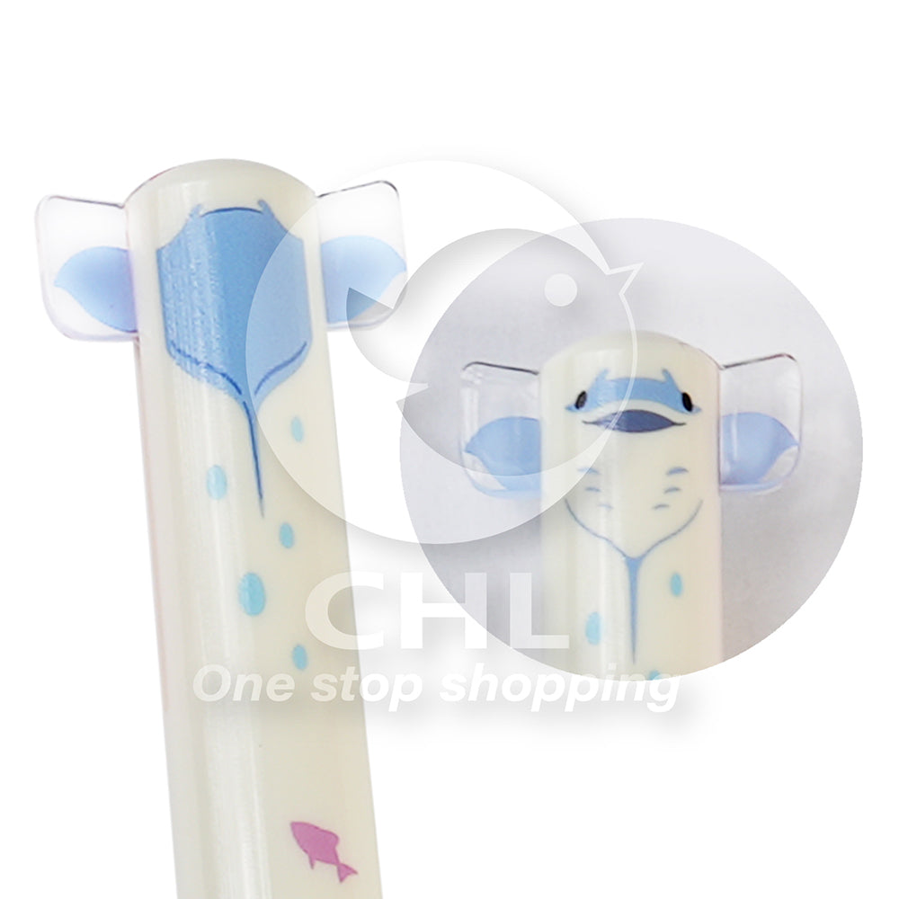 Funbox MiMi 0.7mm black and red ball pen marine life series cute stationery Japanese stationery