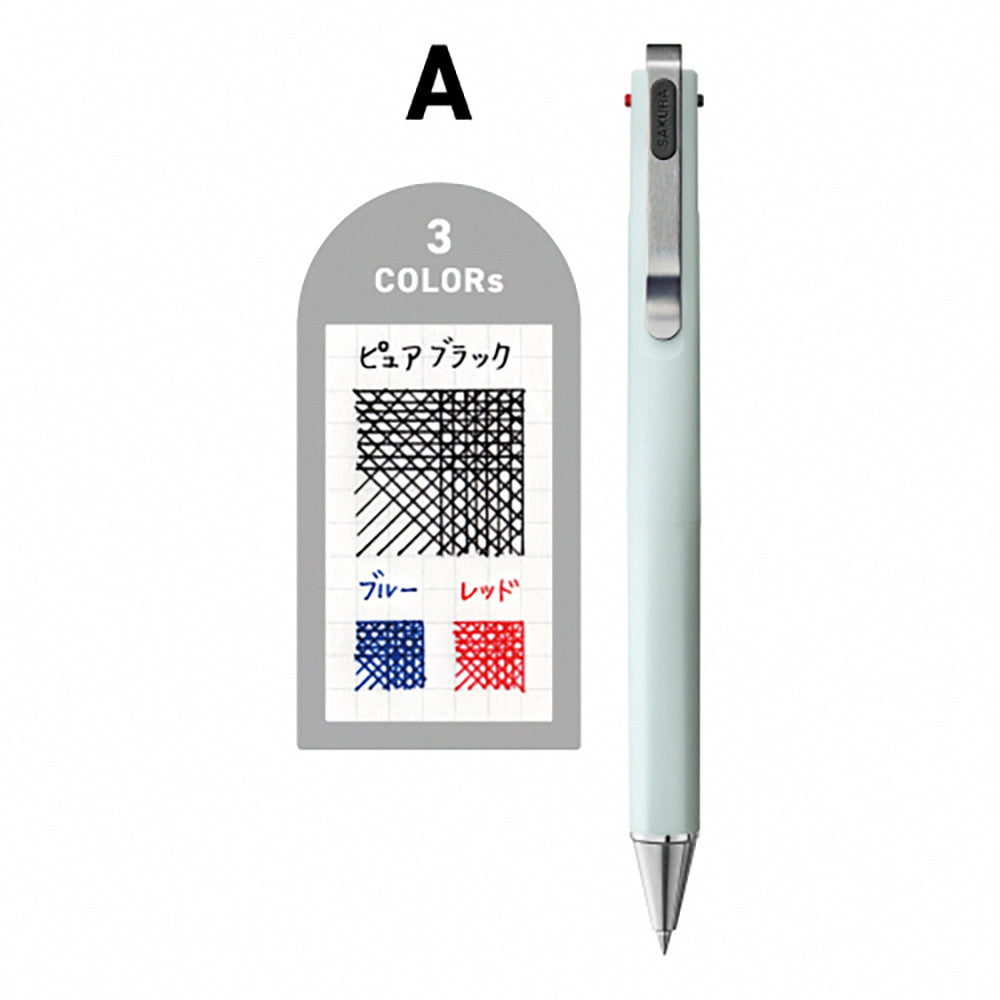 Sakura GBR20 Ballsign ID 0.4mm 0.5mm Gel Pen Ballpoint Pen Vintage Dark Ink Red Dot Design - CHL-STORE 