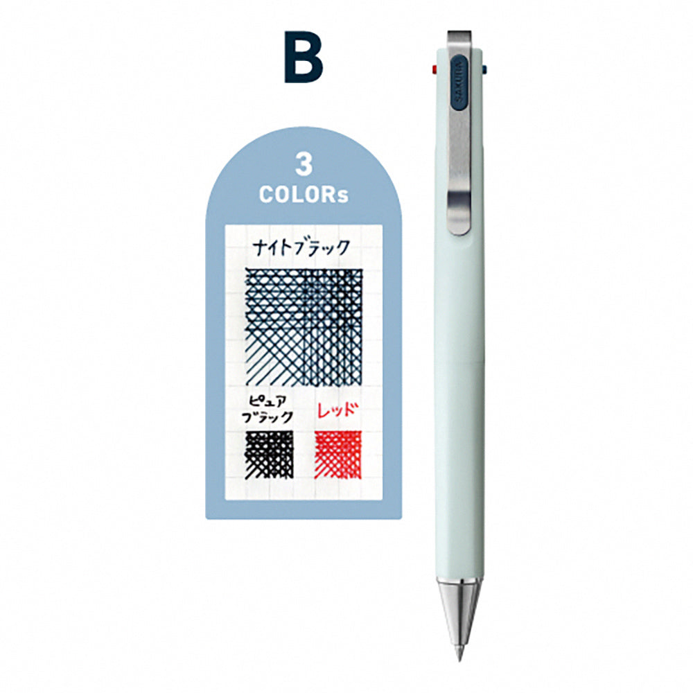 Sakura GBR20 Ballsign ID 0.4mm 0.5mm Gel Pen Ballpoint Pen Vintage Dark Ink Red Dot Design - CHL-STORE 
