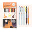 Séabra Sarasa Mildliner Pen Peann + Ballpoint Pen Limited Taisteal Taisteal 5-Color