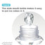Skater hexagonal water bottle Sanrio Kuromi wide mouth 350ml light and easy to hold filter tea water bottle portable cup cold brew tea kettle