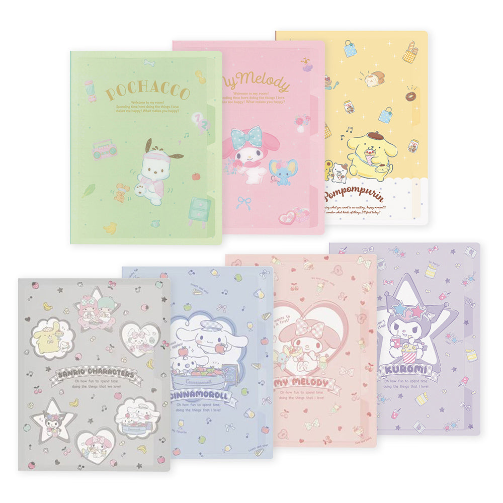 B5 26-hole Loose-leaf book N Sanrio Character 7 styles in total Sanrio character collection