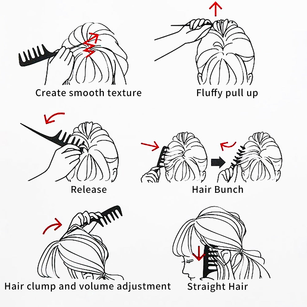 VeSS Fluffy Look Hair Comb – Gentle, Lightweight & Japanese Design