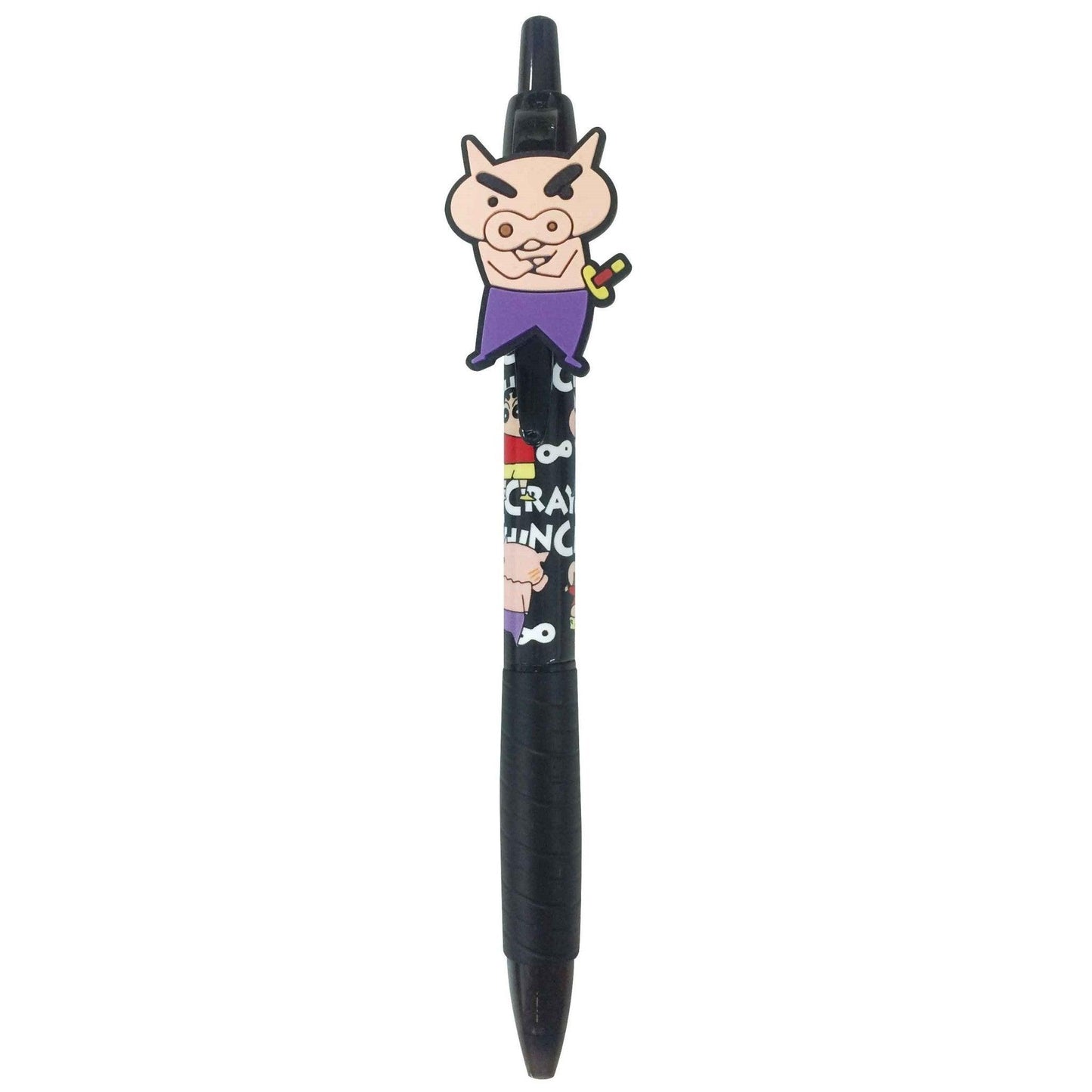 AI PLANNING Crayon Shin-chan 0.7MM Gel Pen Ballpoint Pen 2nd Bullet With Cute Pen Clip Doll - CHL-STORE 