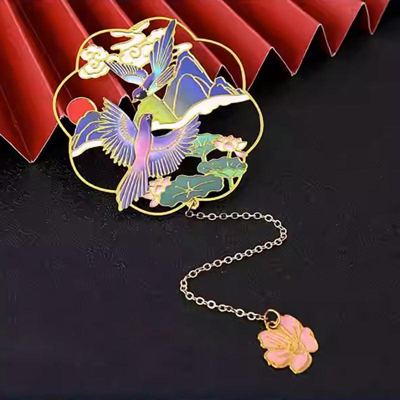 Antique Creative Bookmark National Style Personalized Metal Craft Commemorative Gift Book Clip Antique Style Reading Essentials NP-H7TAQG-072 - CHL-STORE 