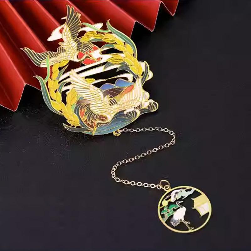 Antique Creative Bookmark National Style Personalized Metal Craft Commemorative Gift Book Clip Antique Style Reading Essentials NP-H7TAQG-072 - CHL-STORE 