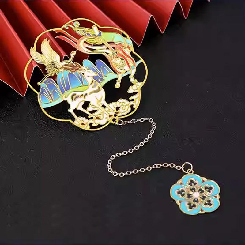 Antique Creative Bookmark National Style Personalized Metal Craft Commemorative Gift Book Clip Antique Style Reading Essentials NP-H7TAQG-072 - CHL-STORE 