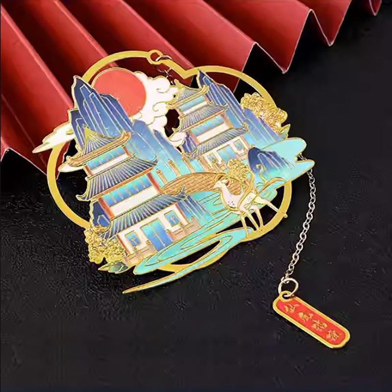 Antique Creative Bookmark National Style Personalized Metal Craft Commemorative Gift Book Clip Antique Style Reading Essentials NP-H7TAQG-072 - CHL-STORE 