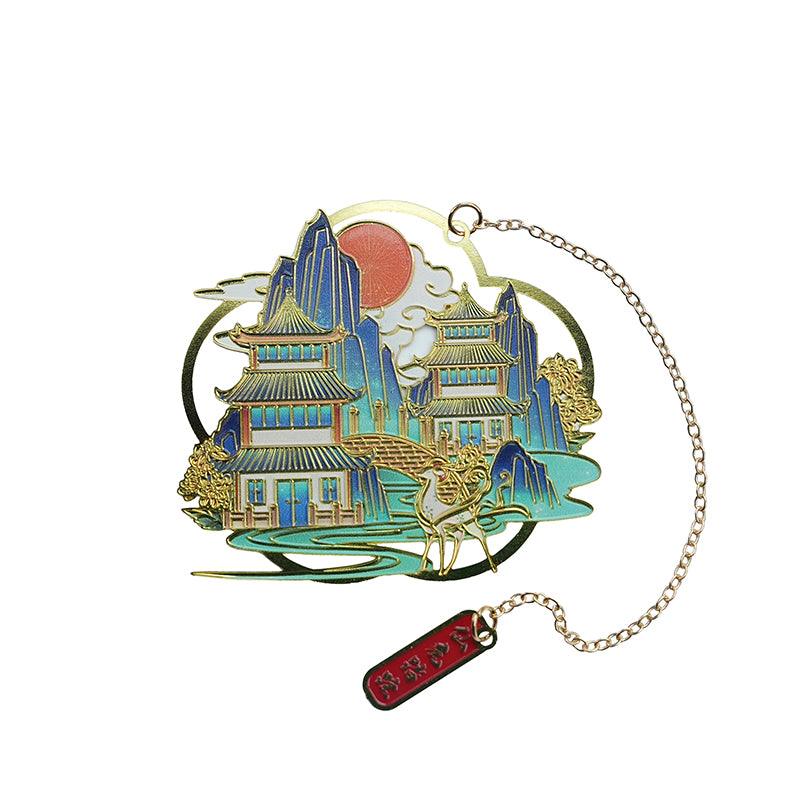 Antique Creative Bookmark National Style Personalized Metal Craft Commemorative Gift Book Clip Antique Style Reading Essentials NP-H7TAQG-072 - CHL-STORE 
