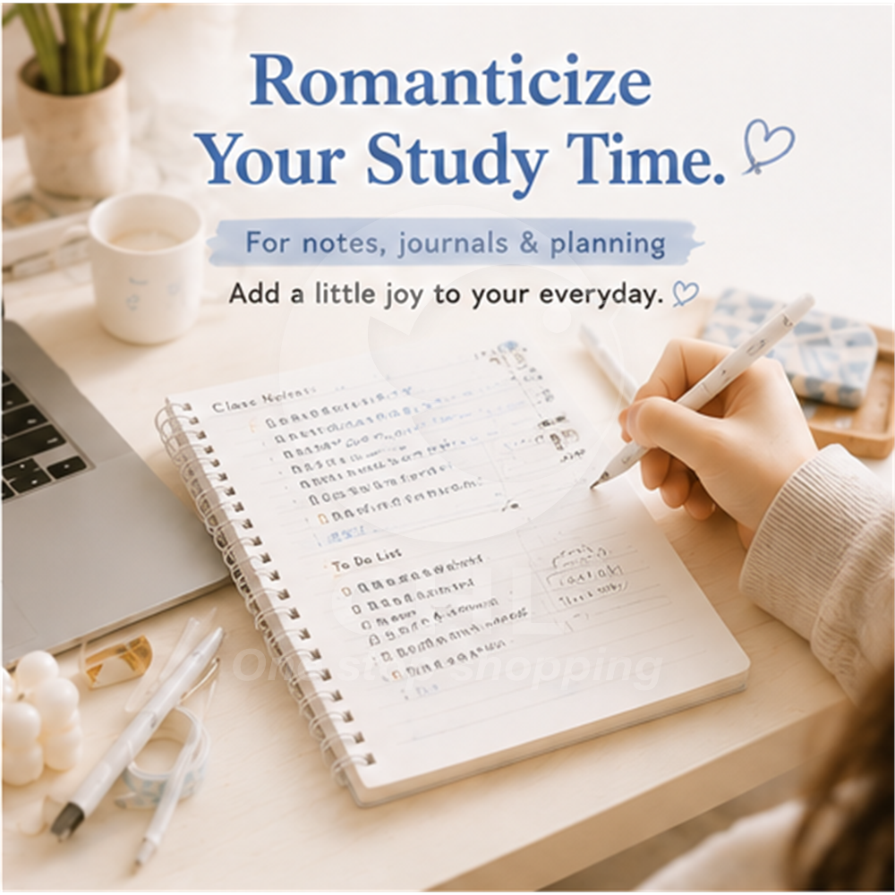 B5 ring notebook dots made in Japan notes notes itinerary school student office stationery horizontal lines polka dots