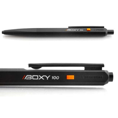 uni BOXY100 Ballpoint Pen 0.7mm BX100.24 / Refill S7S.24, Black