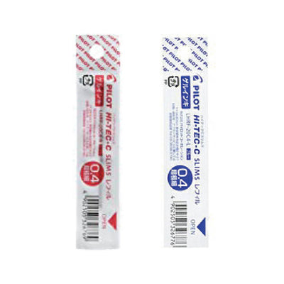 PILOT HI-TEC-C Refill 0.4mm: Black / Blue / Red - CHL-STORE