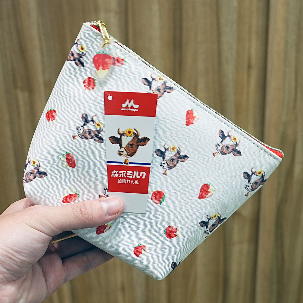 Sakamot Morinaga Milk Collab Boat-Shaped Pen & Cosmetic Pouch