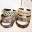 Bohemian style retro ethnic embroidery toothed non-slip headband 6 pattern shapes resort style wide hairdressing style popular items - CHL-STORE 
