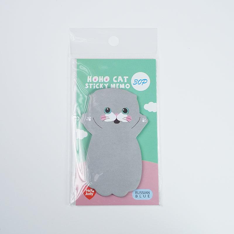 Cartoon cute cat series N times stickers, notes, post-it notes, notes, messages, standing, handbook materials, clipping DIY, office stationery, learning and daily necessities - CHL-STORE 