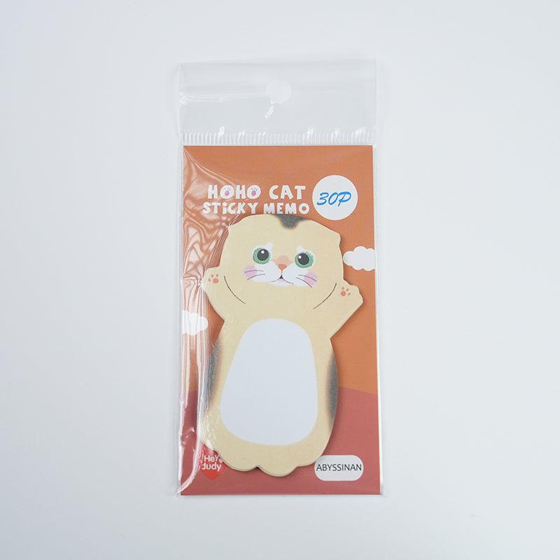 Cartoon cute cat series N times stickers, notes, post-it notes, notes, messages, standing, handbook materials, clipping DIY, office stationery, learning and daily necessities - CHL-STORE 