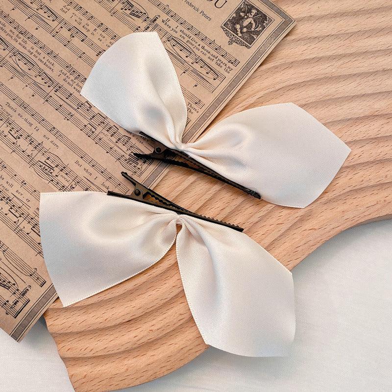 Celebrities with the same style, half-piece girl bow hair clip, side bow pair clips, ever-changing braided hair ribbon, styling design, beauty salon, fashion accessories, popular hair accessories - CHL-STORE 