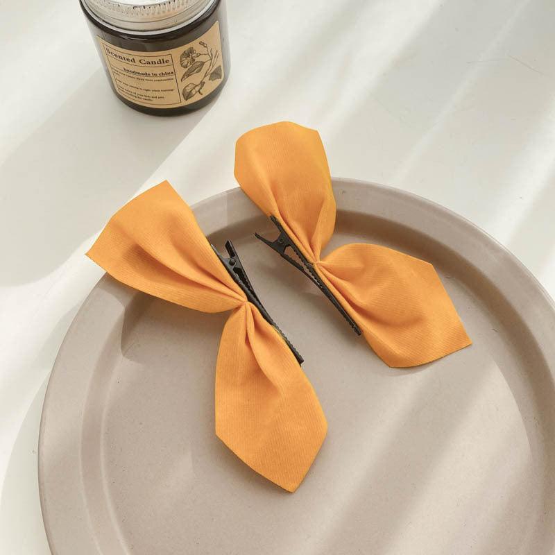 Celebrities with the same style, half-piece girl bow hair clip, side bow pair clips, ever-changing braided hair ribbon, styling design, beauty salon, fashion accessories, popular hair accessories - CHL-STORE 
