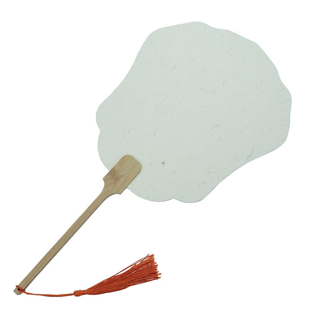 CHINESE COURT STYLE BLANK XUAN PAPER HAND FAN FOR DIY PAINTING TO-000027 - CHL-STORE 