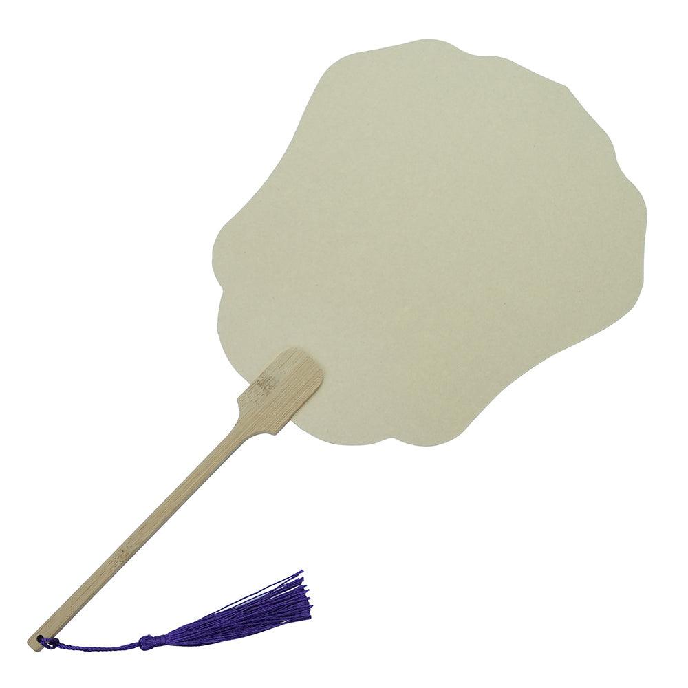 CHINESE COURT STYLE BLANK XUAN PAPER HAND FAN FOR DIY PAINTING TO-000027 - CHL-STORE 