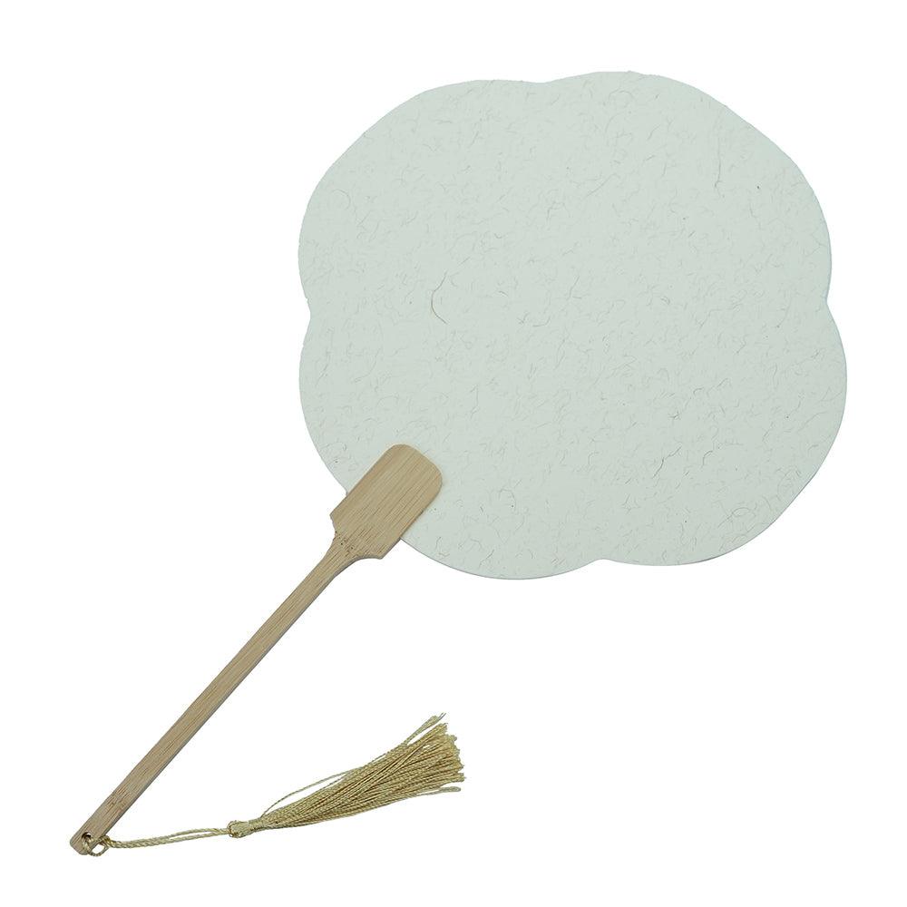 CHINESE COURT STYLE BLANK XUAN PAPER HAND FAN FOR DIY PAINTING TO-000027 - CHL-STORE 