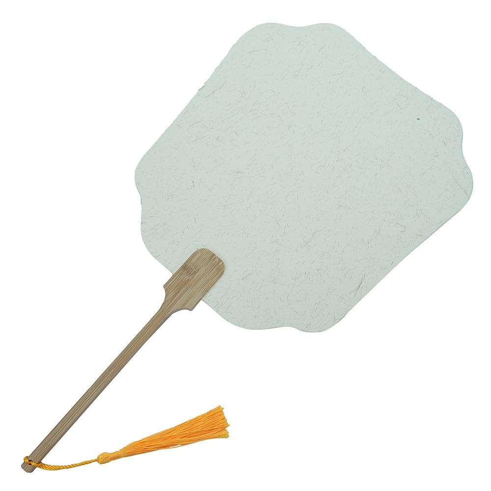 CHINESE COURT STYLE BLANK XUAN PAPER HAND FAN FOR DIY PAINTING TO-000027 - CHL-STORE 
