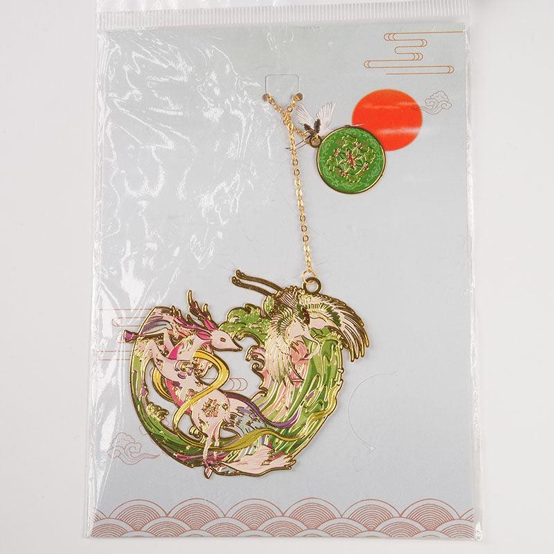 Chinese scenic spot Fenghuashen classical bookmark life reading exquisite small bookmark book shape bookmark - CHL-STORE 