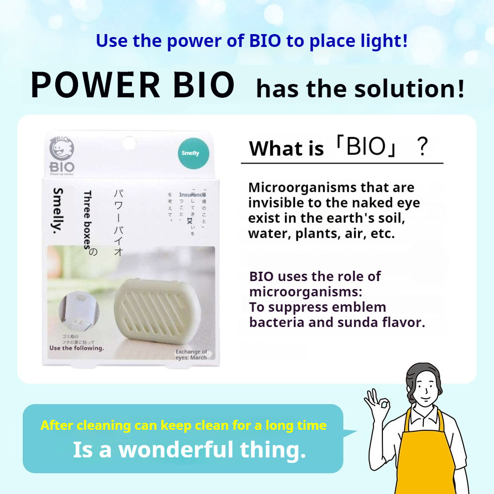 Power Bio Trash Deodorizer: Microbial Freshness Enhancer