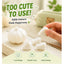 Garlic-Shaped Eraser (6-Piece Detachable Set)