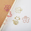 Cute shape metal paper clip, animal shape, shape paper clip, cherry blossom, cat, love, 10 set, creative shape paper clip - CHL-STORE 
