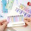 Cute strips of paper stickers, 120 sheets, school supplies, small office objects, special shapes, cute animals - CHL-STORE 