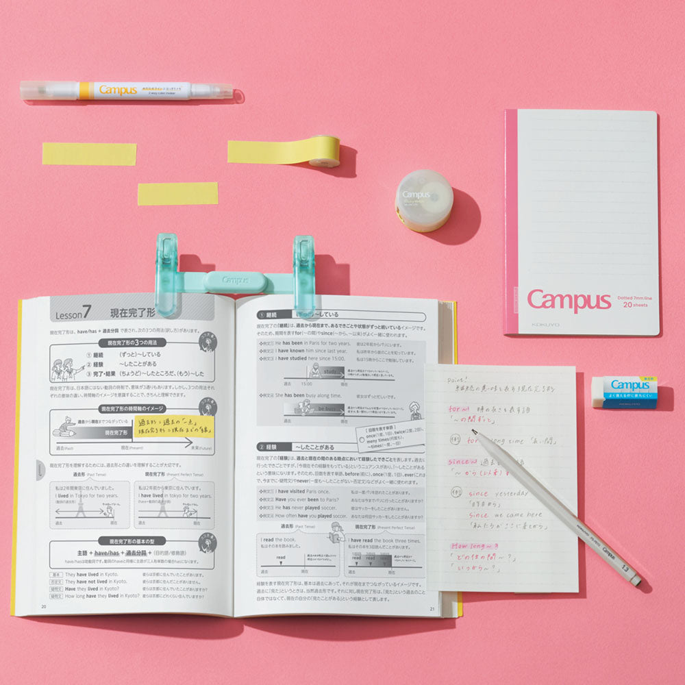 KOKUYO Campus Gap Refill Roll Sticky Notes – Blue / Yellow